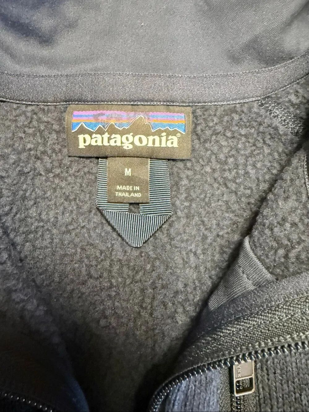 Patagonia Better Sweater Quarter Zip Pullover Medium Blue Activewear Outdoors - Picture 10 of 10